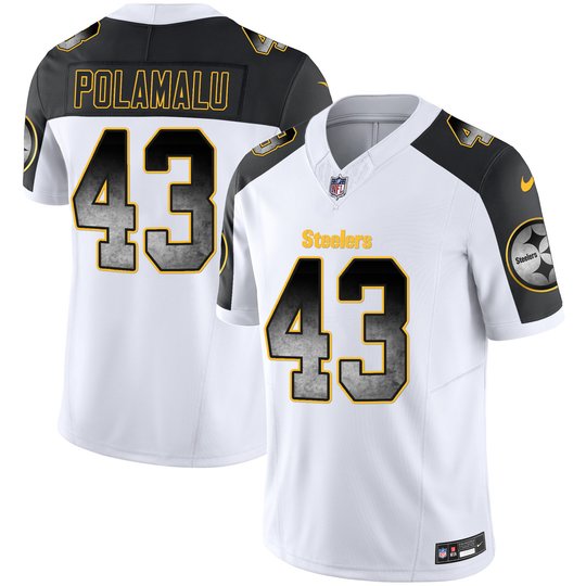 Youth's Steelers Arch Smoke Vapor Jersey - All Stitched