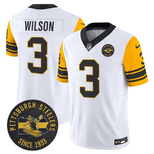 Men's Pittsburgh Steelers Throwback 1962 Vapor Limited Jersey V2 - All Stitched