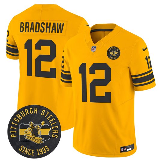 Men's Pittsburgh Steelers Throwback 1962 Vapor Limited Jersey V2 - All Stitched
