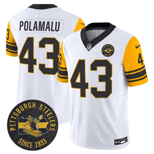 Men's Pittsburgh Steelers Throwback 1962 Vapor Limited Jersey V2 - All Stitched