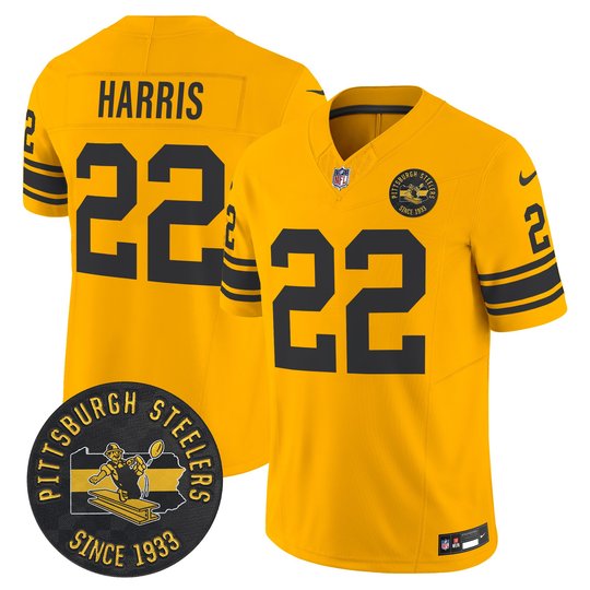 Men's Pittsburgh Steelers Throwback 1962 Vapor Limited Jersey V2 - All Stitched