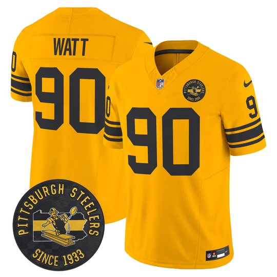 Men's Pittsburgh Steelers Throwback 1962 Vapor Limited Jersey V2 - All Stitched