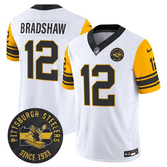 Men's Pittsburgh Steelers Throwback 1962 Vapor Limited Jersey V2 - All Stitched