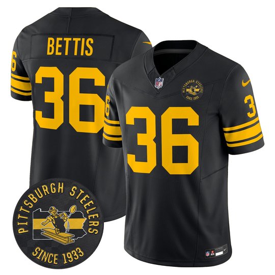 Men's Pittsburgh Steelers Throwback 1962 Vapor Limited Jersey V2 - All Stitched