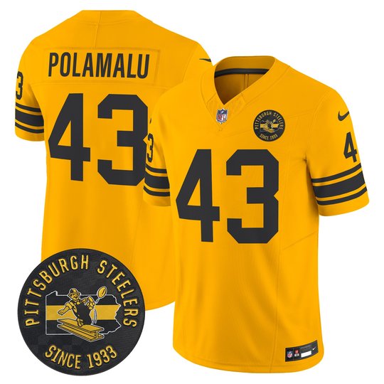 Men's Pittsburgh Steelers Throwback 1962 Vapor Limited Jersey V2 - All Stitched