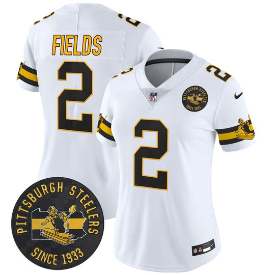 Women's Pittsburgh Steelers Throwback 1933 Patch Vapor Limited Jersey - All Stitched