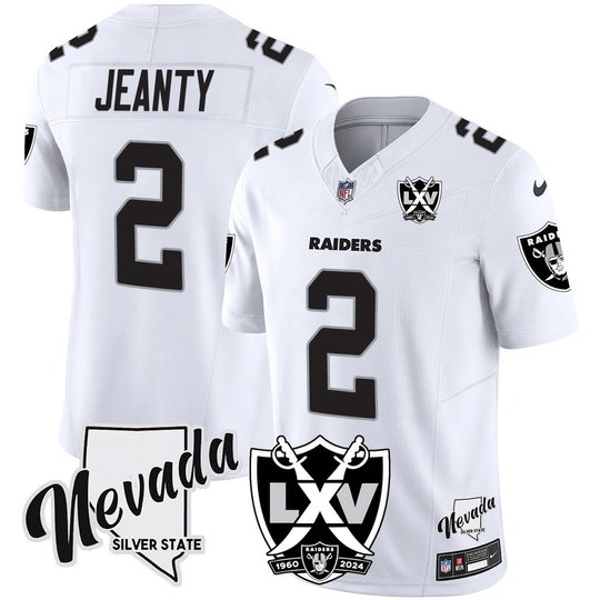 Men's Raiders 2025 Vapor Limited Jersey - 65th Anniversary - All Stitched