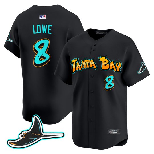 Men's Tampa Bay Rays 'Graffiti Gulfside Edition' Vapor Premier Limited Jersey - All Stitched