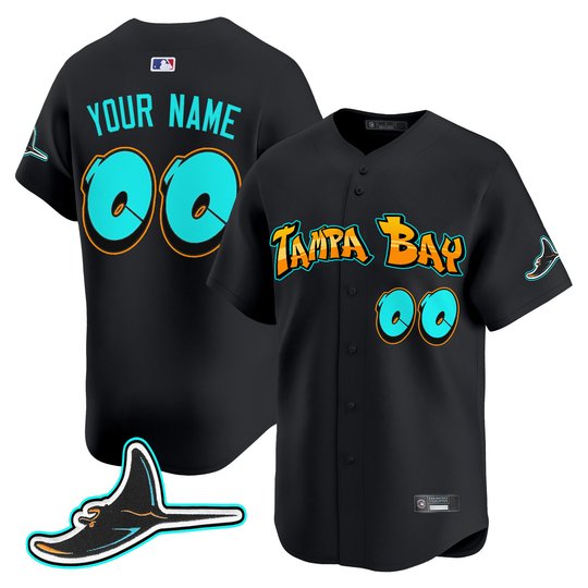 Tampa Bay Rays 'Graffiti Gulfside Edition' Vapor Premier Limited Custom Jersey - All Stitched