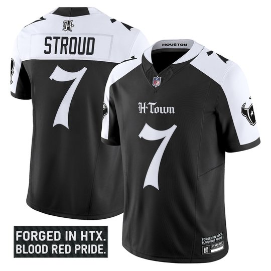 Men's Houston Texans 'Gothic Lone Star Shadows Edition' Vapor Limited Jersey - All Stitched
