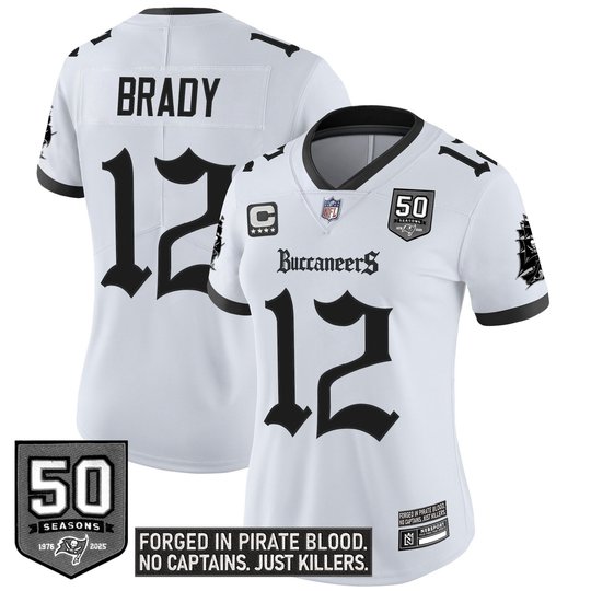 Women's Tampa Bay Buccaneers 'Gothic Pirate Shadows Edition' Limited Jersey - All Stitched
