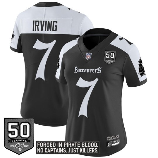 Women's Tampa Bay Buccaneers 'Gothic Pirate Shadows Edition' Limited Jersey - All Stitched