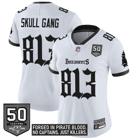 Women's Tampa Bay Buccaneers 'Gothic Pirate Shadows Edition' Limited Jersey - All Stitched