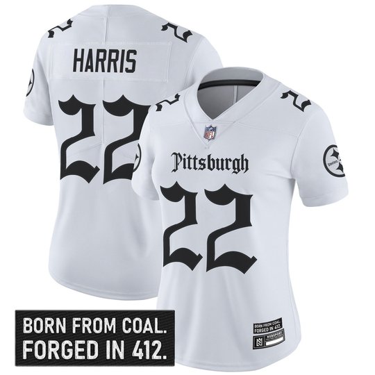 Women's Pittsburgh Steelers 'Gothic Steel City Edition' Vapor Limited Jersey - All Stitched