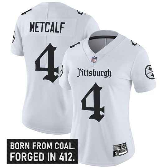 Women's Pittsburgh Steelers 'Gothic Steel City Edition' Vapor Limited Jersey - All Stitched