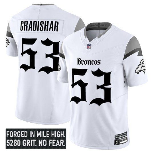 Men's Denver Broncos 'Gothic Mile High Shadows Edition' Vapor Limited Jersey - All Stitched