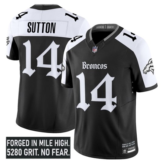 Men's Denver Broncos 'Gothic Mile High Shadows Edition' Vapor Limited Jersey - All Stitched