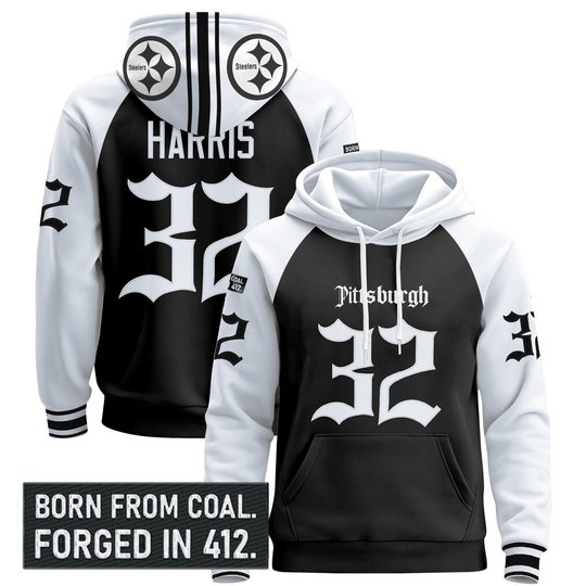 Men's Pittsburgh Steelers 'Gothic Steel City Edition' Pullover Hoodie - All Stitched