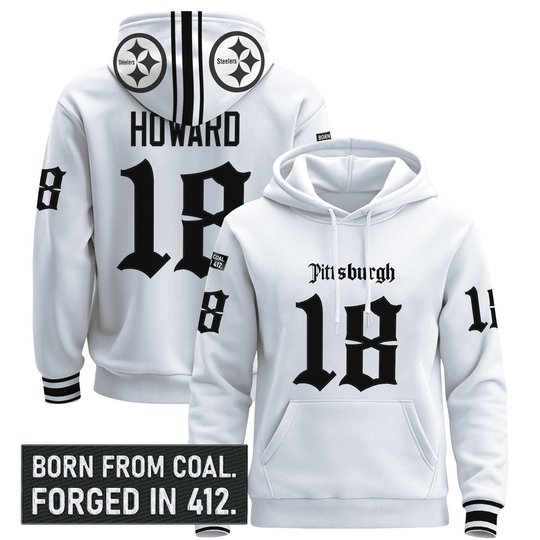Men's Pittsburgh Steelers 'Gothic Steel City Edition' Pullover Hoodie - All Stitched