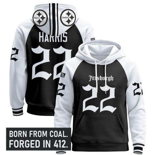 Men's Pittsburgh Steelers 'Gothic Steel City Edition' Pullover Hoodie - All Stitched