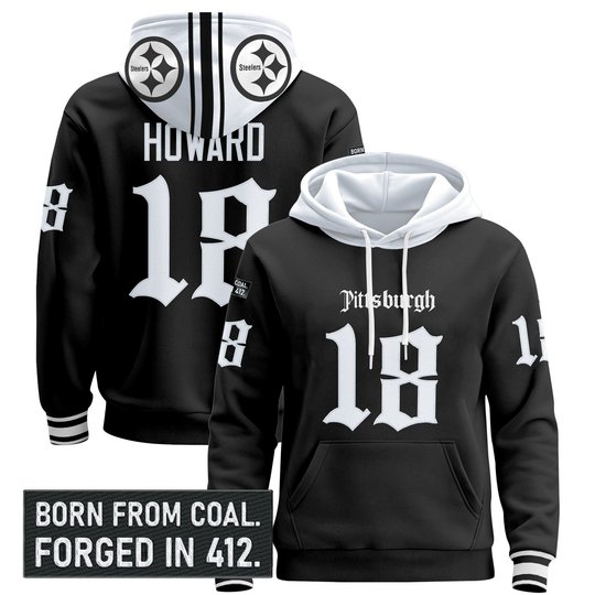 Men's Pittsburgh Steelers 'Gothic Steel City Edition' Pullover Hoodie - All Stitched