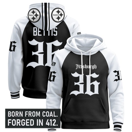 Men's Pittsburgh Steelers 'Gothic Steel City Edition' Pullover Hoodie - All Stitched