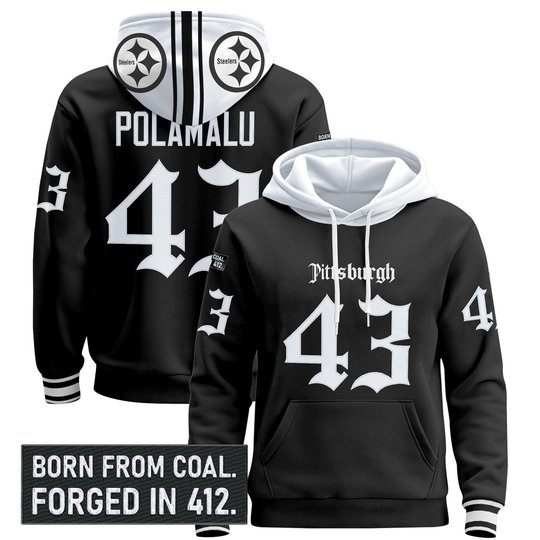 Men's Pittsburgh Steelers 'Gothic Steel City Edition' Pullover Hoodie - All Stitched