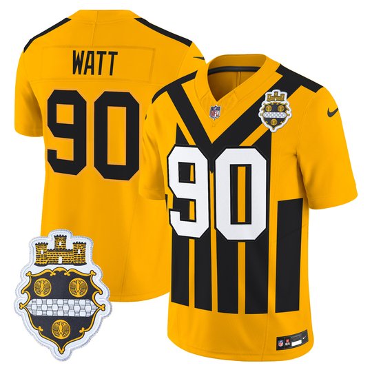 Pittsburgh Steelers 1933 Patch Throwback Vapor Limited Jersey - All Stitched