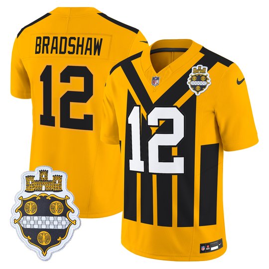 Pittsburgh Steelers 1933 Patch Throwback Vapor Limited Jersey - All Stitched