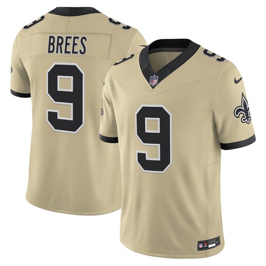 New Orleans Saints 'Gameday Golds Edition' Vapor Jersey - All Stitched
