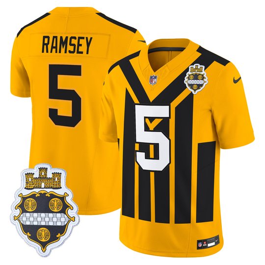 Men's Pittsburgh Steelers 1933 Patch Throwback Vapor Limited Jersey - All Stitched