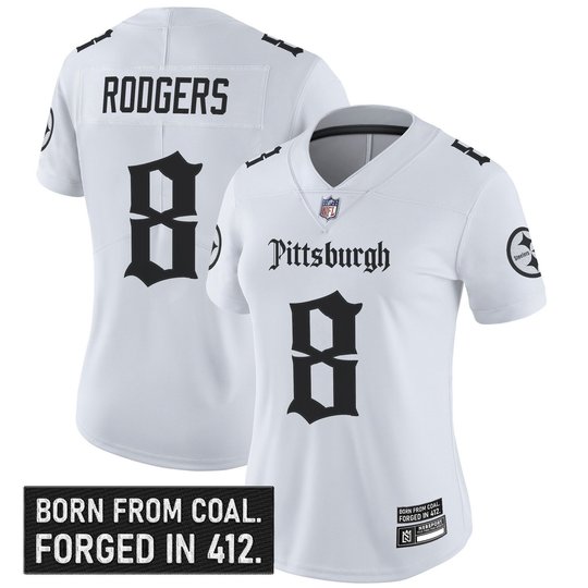 Women's Pittsburgh Steelers 'Gothic Steel City Edition' Vapor Limited Jersey - All Stitched