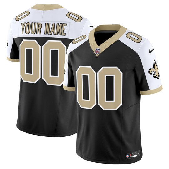 New Orleans Saints 'Gameday Golds Edition' Vapor Custom Jersey - All Stitched