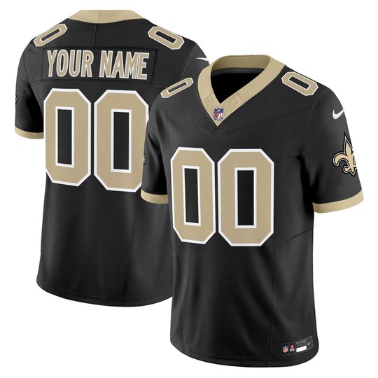 New Orleans Saints 'Gameday Golds Edition' Vapor Custom Jersey - All Stitched
