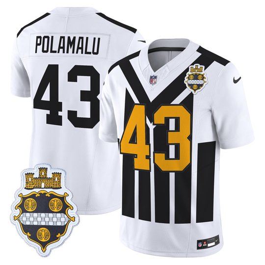 Men's Pittsburgh Steelers 1933 Patch Throwback Vapor Limited Jersey - All Stitched