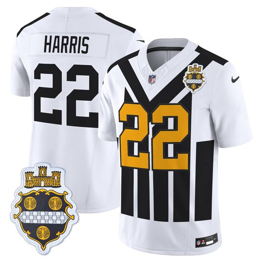 Men's Pittsburgh Steelers 1933 Patch Throwback Vapor Limited Jersey - All Stitched