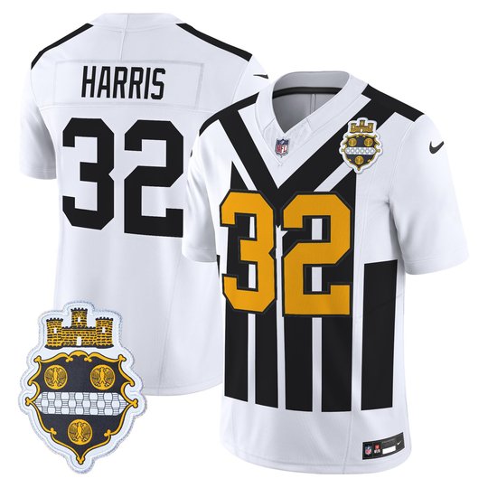 Men's Pittsburgh Steelers 1933 Patch Throwback Vapor Limited Jersey - All Stitched
