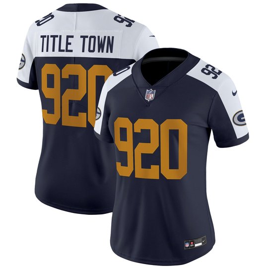 Women's Green Bay Packers The 1923 Classic Vapor Limited Jersey - All Stitched