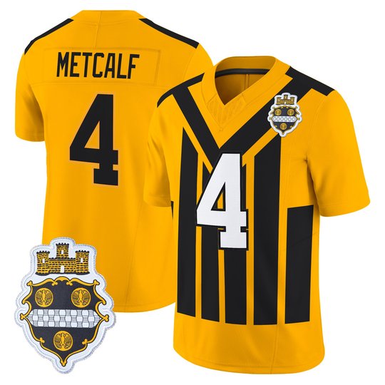 Men's Pittsburgh Steelers 1933 Patch Throwback Vapor Limited Jersey V2 - All Stitched