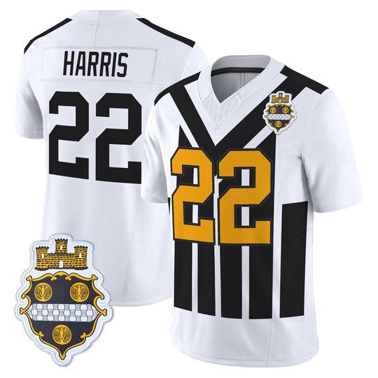 Men's Pittsburgh Steelers 1933 Patch Throwback Vapor Limited Jersey V2 - All Stitched