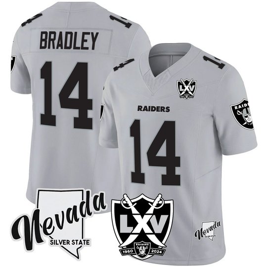 Men's Raiders 2025 Vapor Limited Jersey - 65th Anniversary V2 - All Stitched