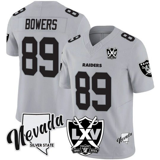 Men's Raiders 2025 Vapor Limited Jersey - 65th Anniversary V2 - All Stitched
