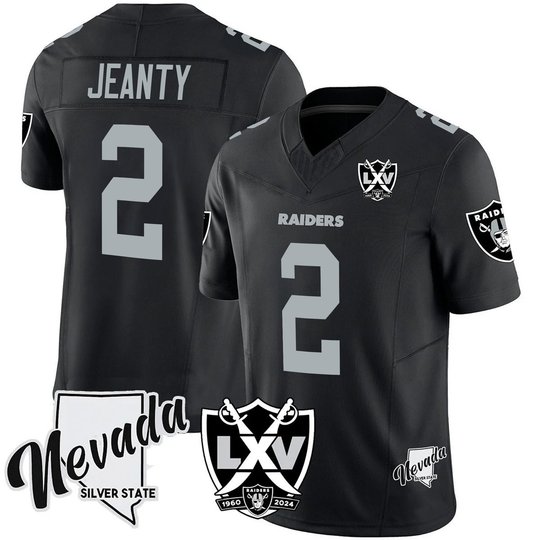 Men's Raiders 2025 Vapor Limited Jersey - 65th Anniversary V2 - All Stitched