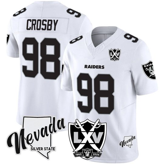 Men's Raiders 2025 Vapor Limited Jersey - 65th Anniversary V2 - All Stitched