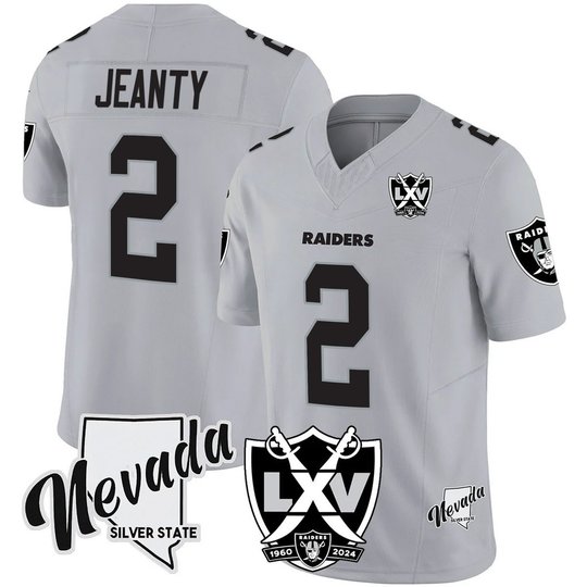 Men's Raiders 2025 Vapor Limited Jersey - 65th Anniversary V2 - All Stitched