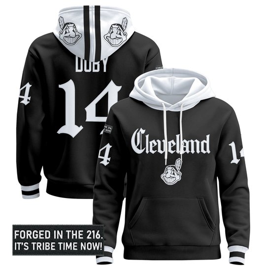 Men's Cleveland Indians 'Gothic Iron Edition' Premium Pullover Hoodie - All Stitched