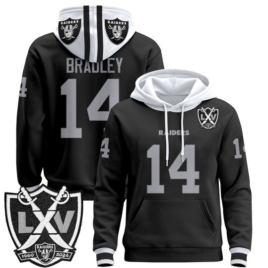 Men's Las Vegas Raiders 2025 Premium Pullover Hoodie - All Stitched