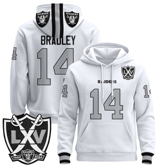 Men's Las Vegas Raiders 2025 Premium Pullover Hoodie - All Stitched