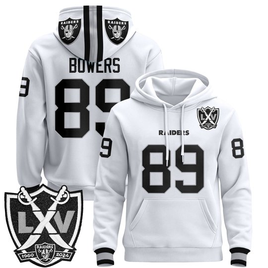 Men's Las Vegas Raiders 2025 Premium Pullover Hoodie - All Stitched