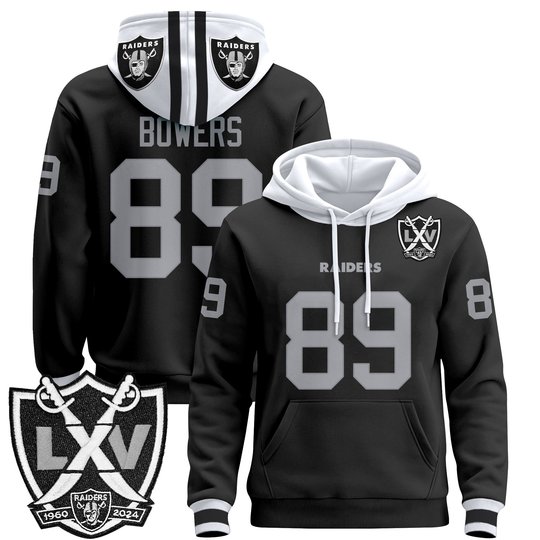 Men's Las Vegas Raiders 2025 Premium Pullover Hoodie - All Stitched